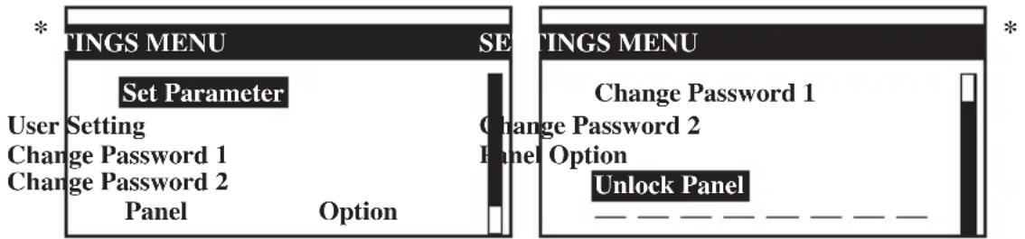 DAIKIN UATYQ900MCY17 - Instellingenmenu - 1
