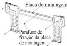 DAIKIN FWT03GATNMV1 - Montagem da placa de instalação - 1