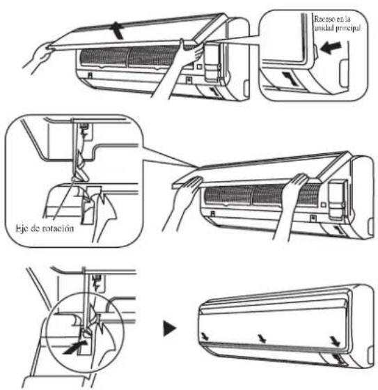 DAIKIN FWT03GATNMV1 - Instale el panel frontal. - 1
