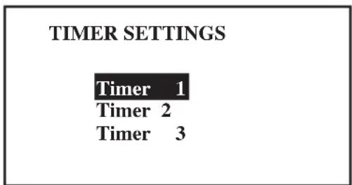 DAIKIN UATYQ450MCY17 - Timer Schedule - 1