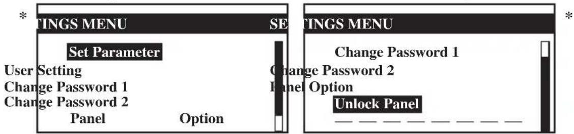 DAIKIN UATYQ450MCY17 - Instellingenmenu - 1