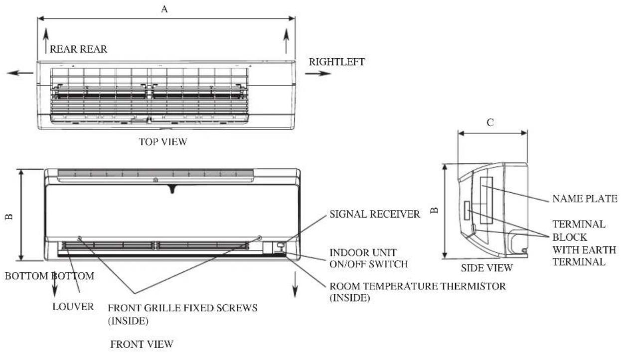 DAIKIN RXN60MV1B - Indoor Unit - 1