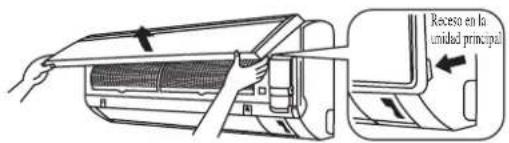 DAIKIN RXN60MV1B - Abra el panel frontal. - 1