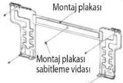 DAIKIN RXN60MV1B9 - Montaj Levhasının Monte Edilmesi - 2