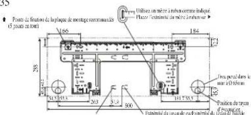 DAIKIN RXN60MV1B9 - Montage De La Platine Support - 4