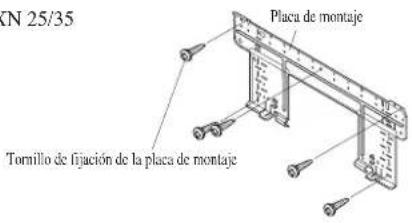 DAIKIN RXN50MV1B9 - Montaje De La Placa De Instalación - 1