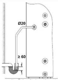 DAIKIN EKHH2E200BAV33 - Ligações para escoamento de condensados - 1