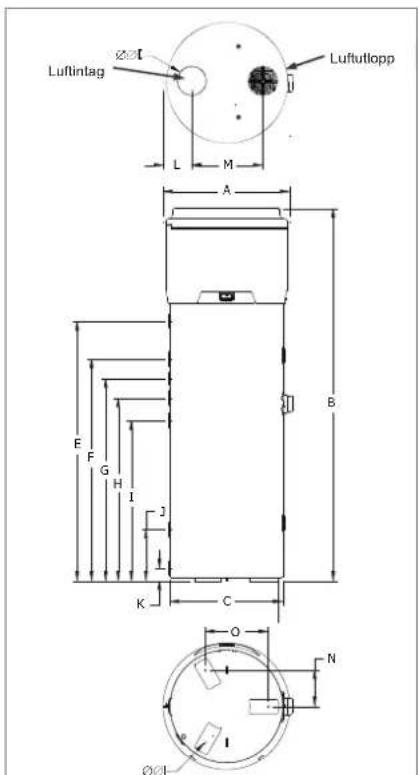 DAIKIN EKHH2E200BAV33 - Montering och anslutning av enhet - 1