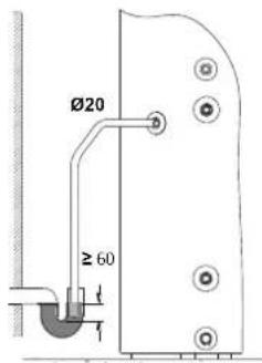 DAIKIN EKHH2E200AAV3 - Anslutningar för kondensdräneringsrör - 1