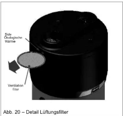 DAIKIN EKHH2E200AAV3 - Reinigung des Lüftungsfilter - 1
