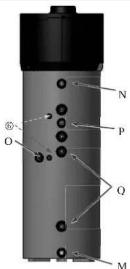 DAIKIN EKHH2E200AAV3 - Anslutningar för vattentillförsel - 1