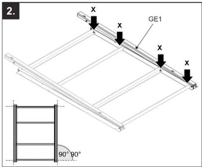 3b. 3-5x V26P / EKSV26P 6e 7e 1279 mm 6e GE1 GE1 GE1 1180 mm 7e 7e 6e GE1 90°