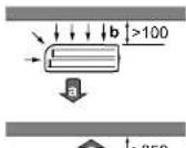 DAIKIN RXF71D5V1B - Anforderungen an den Installationsort für die Außeneinheit - 4