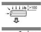 DAIKIN RXF71D5V1B - Требования к месту установки наружного блока - 4