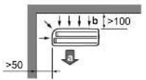 DAIKIN RXF71D5V1B - Dış ünitenin montaj yeri gereksinimleri - 1