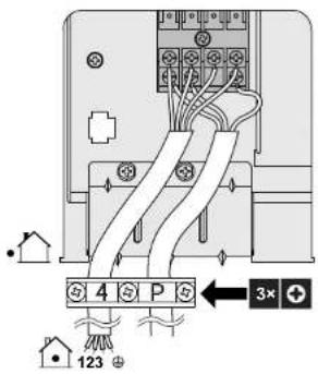DAIKIN RXF60D5V1B - Collegamento del cablaggio elettrico all'unità esterna - 2