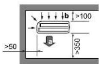 DAIKIN RXF60D5V1B - Exigences du site d'installation pour l'unité extérieure - 3