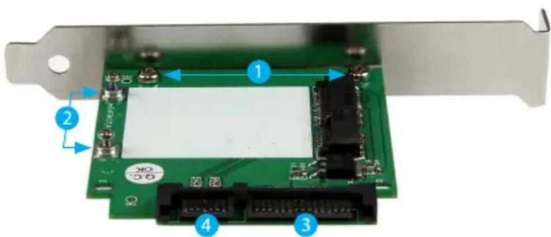 StarTech.com SAT32MSATPEX - フロントビュー - 2