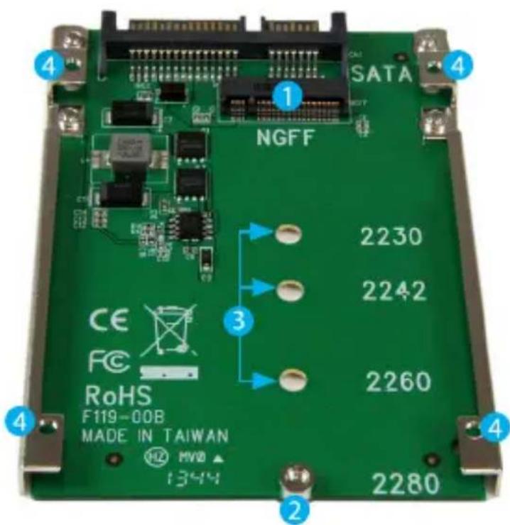 StarTech.com SAT32M225 - リアビュー - 1