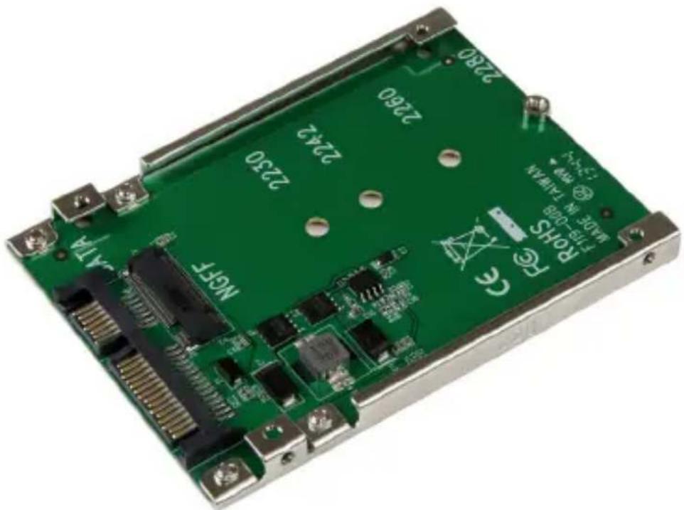 StarTech.com SAT32M225 - M.2 NGFF SSD - 2.5インチSATA SSDコンバーター - 1