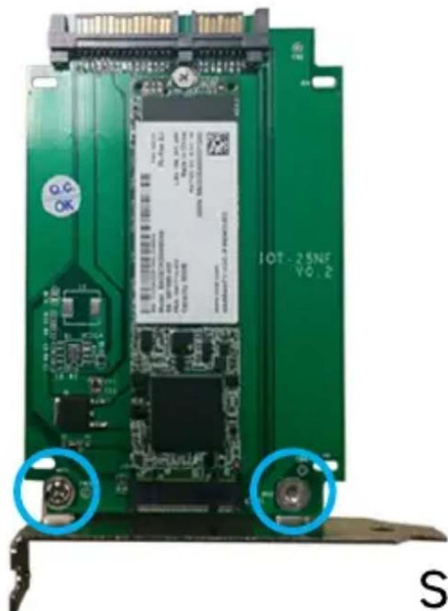StarTech.com S32M2NGFFPEX - ブラケットのインストール手順 - 3