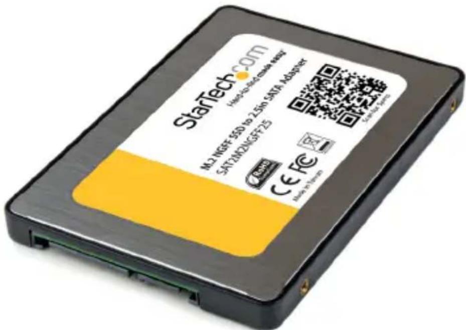 StarTech.com SAT2M2NGFF25 - M.2 NGFF対応SSD - 2.5インチSATA 変換アダプタ - 1
