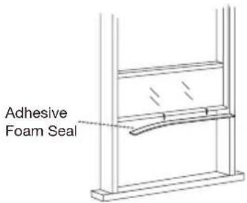 WHIRLPOOL WHAW-241IN - Step 4: Applying the Adhesive Foam Seal - 1