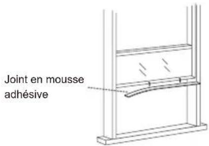 WHIRLPOOL WHAW-241IN - Étape 4: Appliquez le joint en mousse adhésive - 1