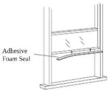WHIRLPOOL WHAW-151IN - Step 4: Applying the Adhesive Foam Seal - 1