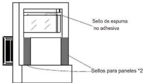 WHIRLPOOL WHAW-151IN - Paso 11: Rellenar el hueco entre las bandas y aplicar las juntas de los paneles - 1