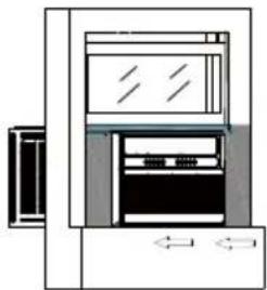 WHIRLPOOL WHAW-151IN - Paso 13: Instalación del chasis en el armario - 1