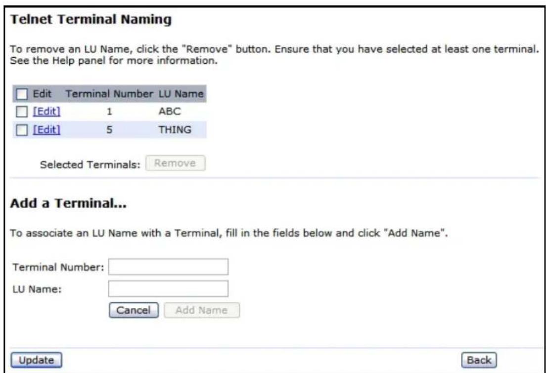 ZEBRA 9160 G2 - Configure Device Names (Configurer les noms de terminal) - 1