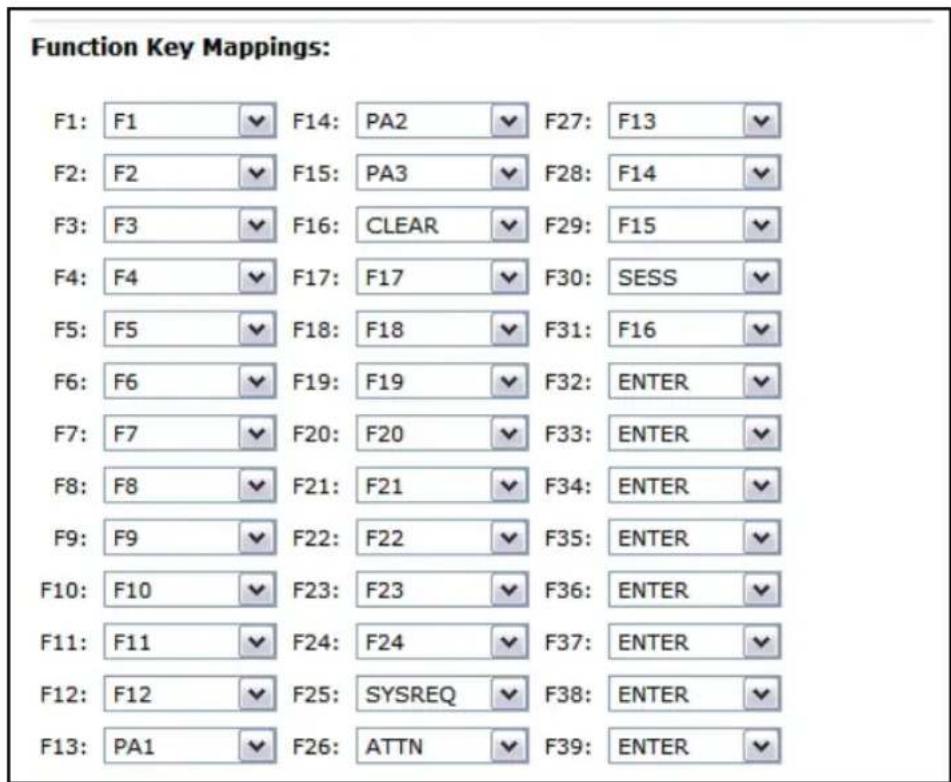 ZEBRA 9160 G2 - Configurations des touches de fonction - 1