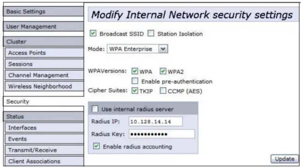 ZEBRA 9160 G2 - B.7.2 Client WPA/WPA2 Enterprise (RADIUS) utilisant un certificat EAP-TLS - 2
