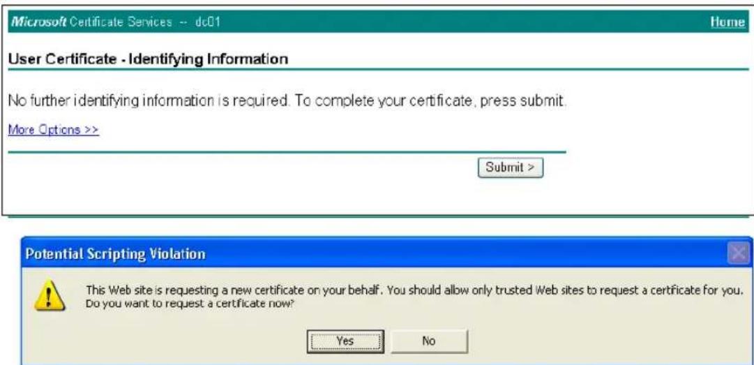 ZEBRA 9160 G2 - B.10 Obtention d'un certificat TLS-EAP pour un client - 8
