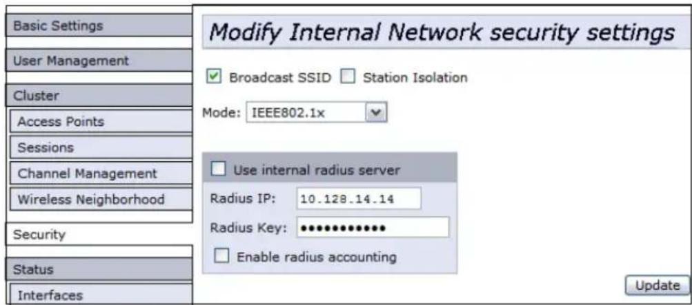 ZEBRA 9160 G2 - B.6.1 Client IEEE 802.1x utilisant EAP/PEAP - 2