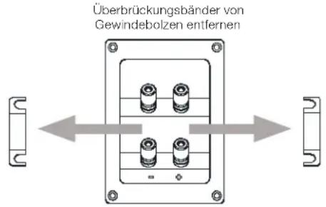 JBL 4309 - DOPPEL-KABEL- UND DOPPEL-VERSTÄRKER-VERBINDUNG: - 1
