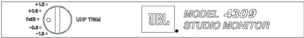 JBL 4309 - CONTROLES E AJUSTES - 1