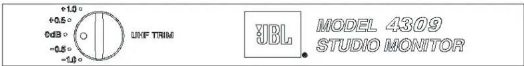 JBL 4309 - 控件/调整 - 1