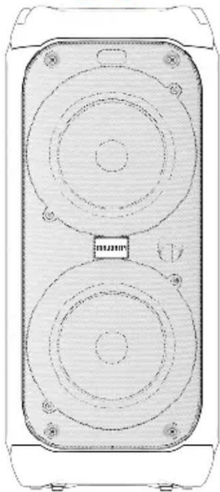 Majority P200 - Front & Top View - 2