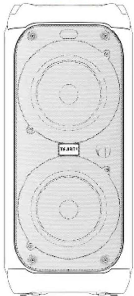 Majority P200 - Vue de face et de dessus - 2