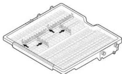SIGNATURE SKSDW2411T - Folding Down the Cutlery Tines - 1
