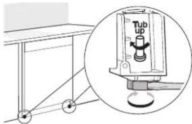 SIGNATURE SKSDW2411T - Adjusting Front Leveling Feet - 1