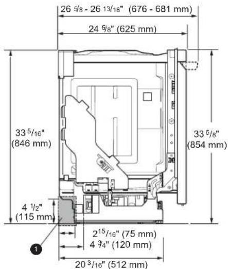 SIGNATURE SKSDW2411T - Vista lateral - 1