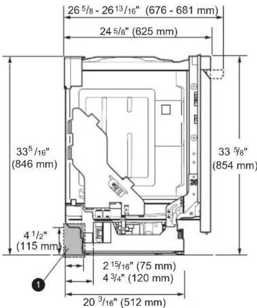 SIGNATURE SKSDW2411S - Vue latérale - 1