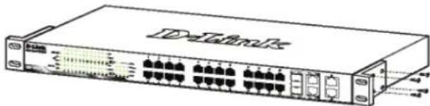 D-LINK DGS-1210-28P - Instalação em Rack - 1