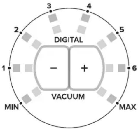 Magic Vac Perfetta - Funktion des digitalen vakuummessers - 1