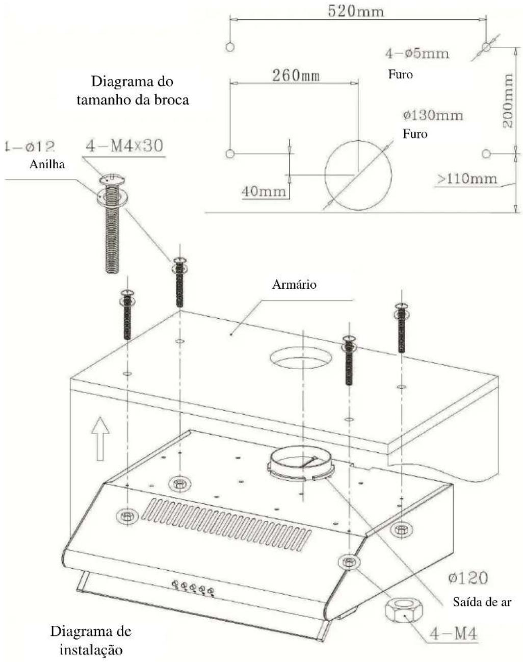 Orima ORC-1060-D - - Exaustor Tradicional - 1