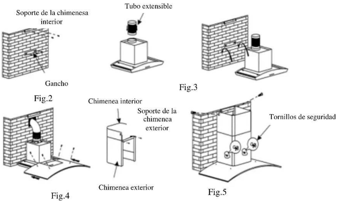 Orima ORC-1060-D - - Exhaustor de chimenea con estructura de vidrio - 2