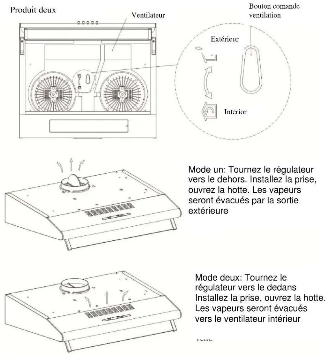 Orima ORC-1060-D - - Hotte Tiroir - 3